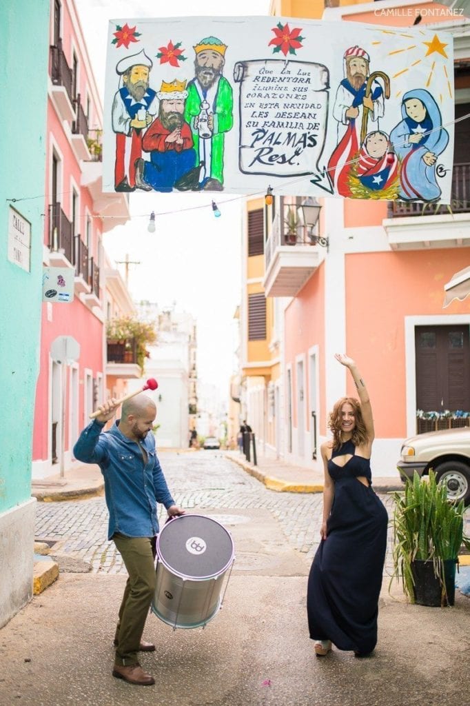 ¡Colores y Batucada! Divertido Love Story en Viejo San Juan 04