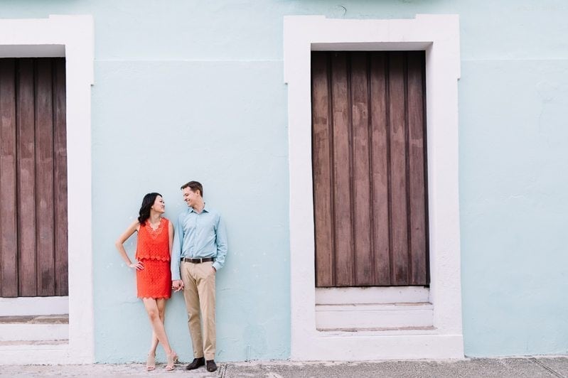Romantic Stroll through Old San Juan for an Engagement Session 04