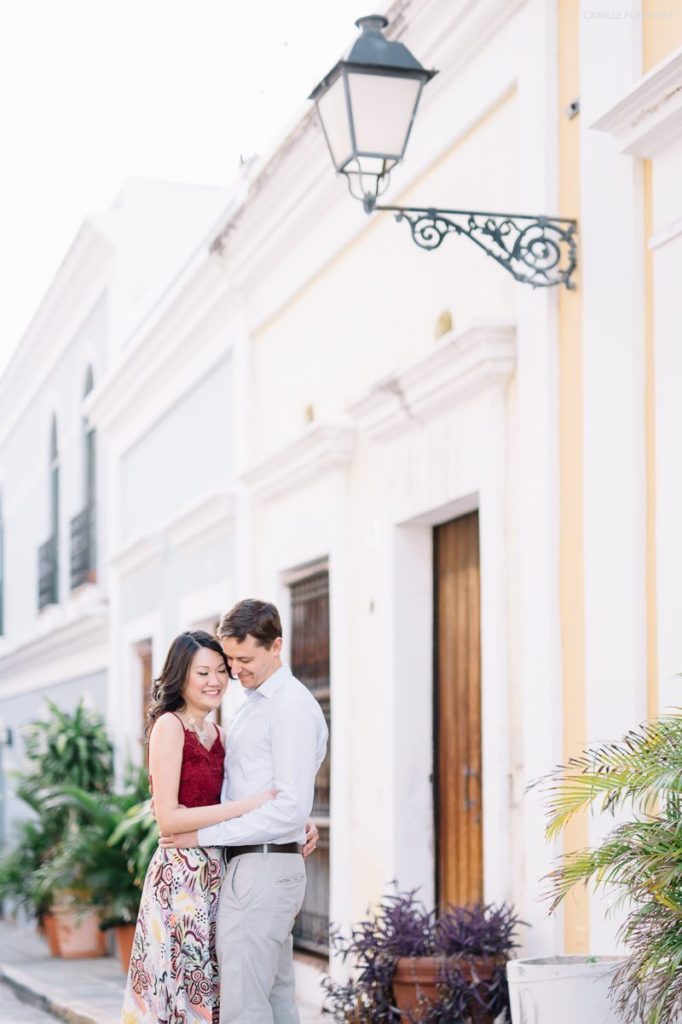 Romantic Stroll through Old San Juan for an Engagement Session 014