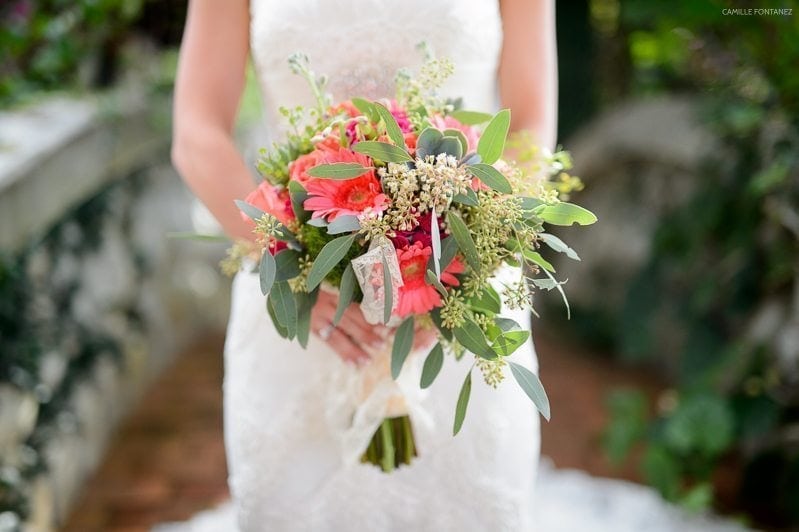 Bridal bouquet photography at Hacienda Siesta Alegre Puerto Rico