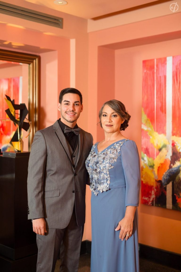 Carmayra y Erik en su preparacion de bodas en el Condado Vanderbilt Hotel, Puerto Rico