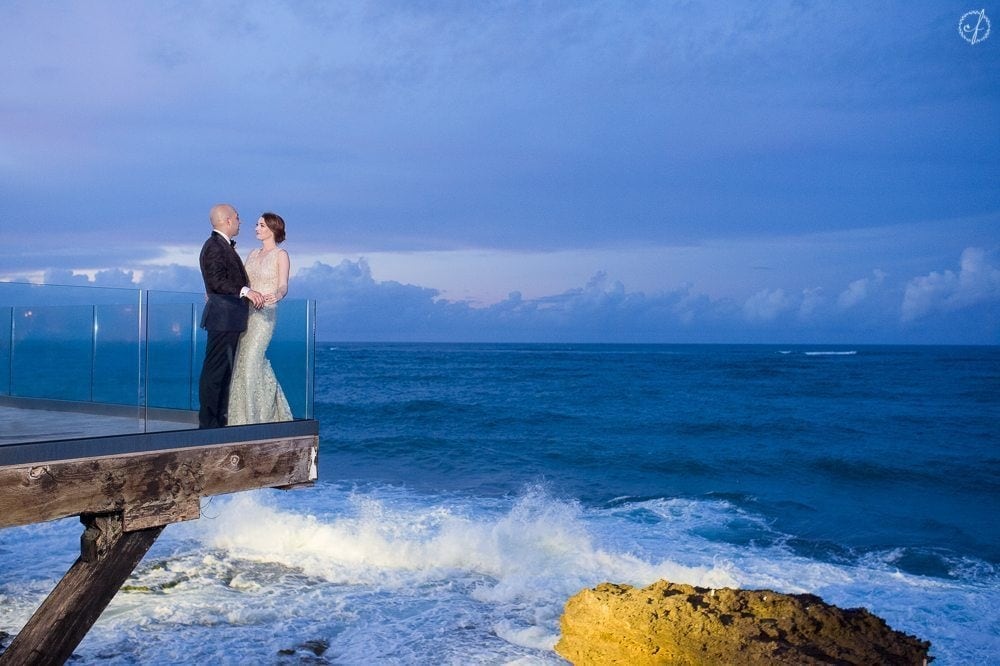 Wedding photos at Condado Vanderbilt Hotel in Puerto Rico by destination wedding photographer Camille Fontanez
