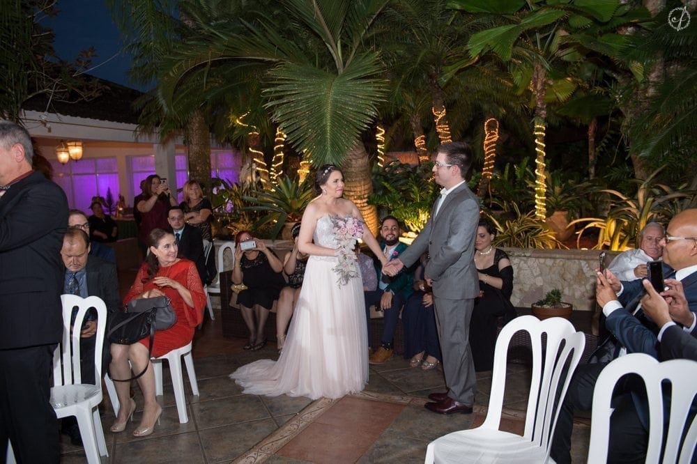 Feminist or gender-neutral wedding photo at Hacienda Marangeli San Lorenzo in Puerto Rico