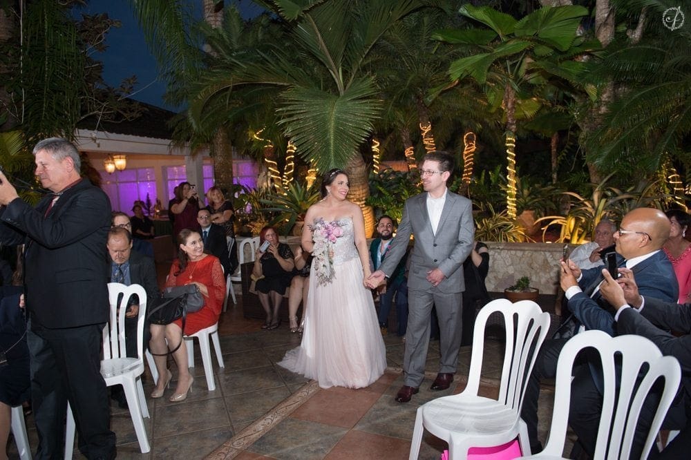 Feminist or gender-neutral wedding photo at Hacienda Marangeli San Lorenzo in Puerto Rico