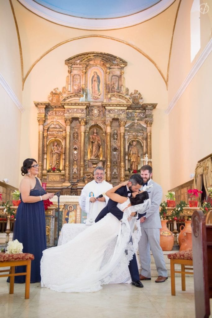 Ceremonia y fotos de boda en Catedral en la Plaza de Ponce