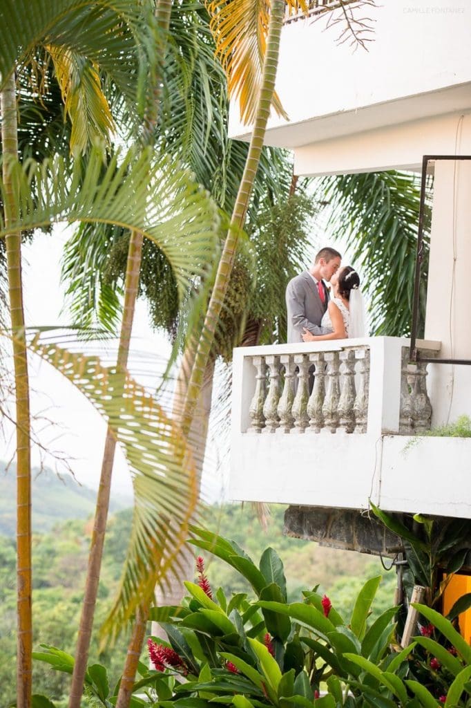 Destination outdoor wedding photography at Hacienda Azucena Rio Grande Puerto Rico by Camille Fontanez