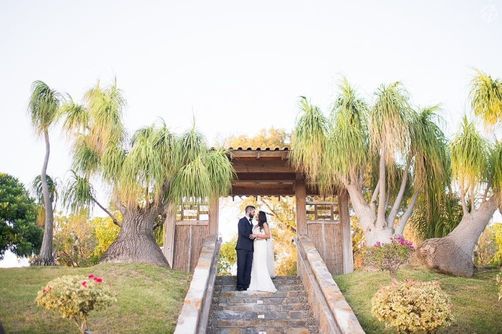 Recepcion y fotografia de bodas en Jardin Japones del Castillo Serralles de Ponce
