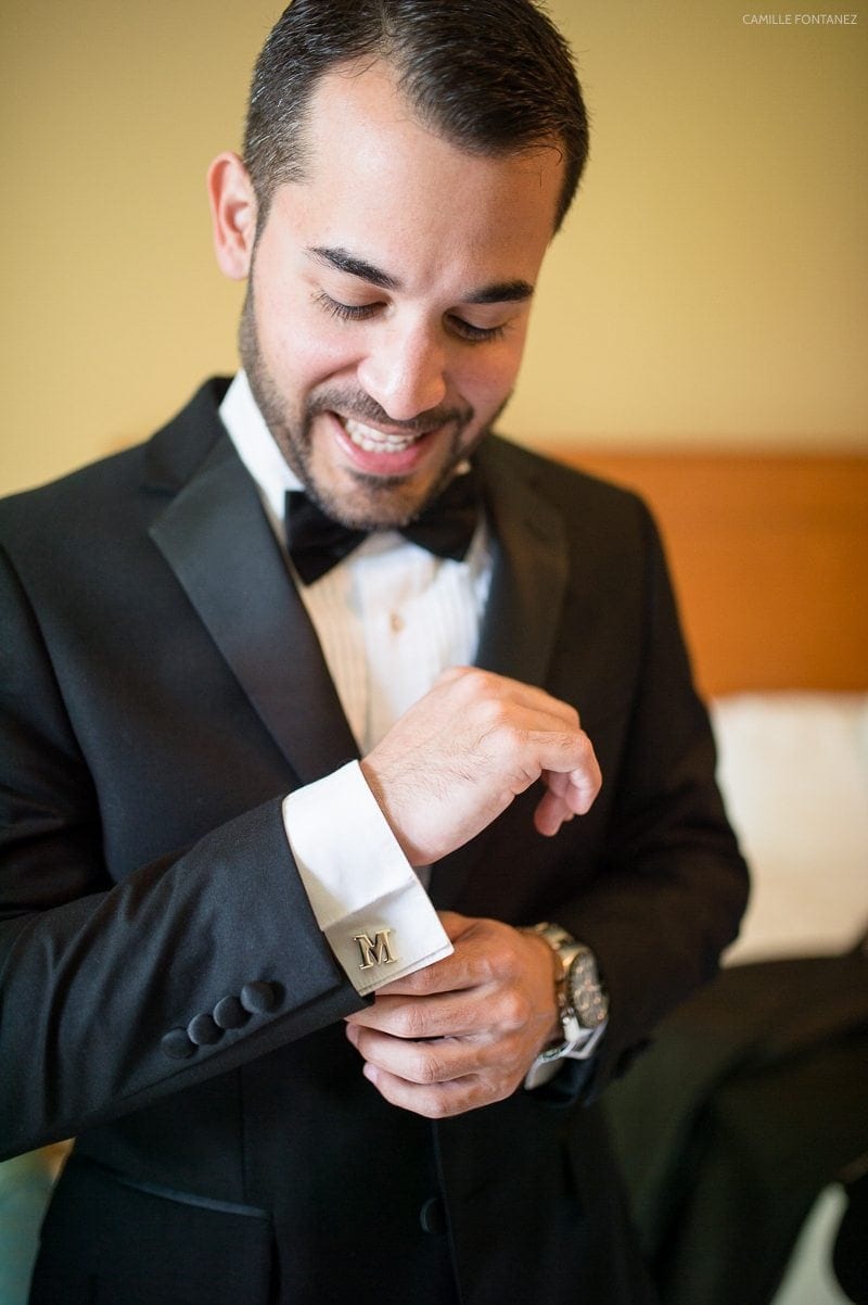 Preparacion de los novios en el dia de bodas en Hotel Ponce Hilton por Camille Fontanez Fotografa de Bodas en Puerto Rico