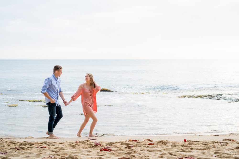 steps beach engagement photo session in puerto rico