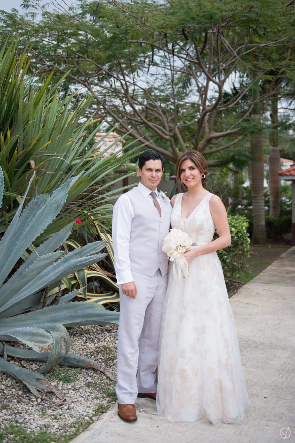 Coconut Palm Inn Destination Beach Wedding at Rincon Puerto Rico by Photographer Camille Fontanez
