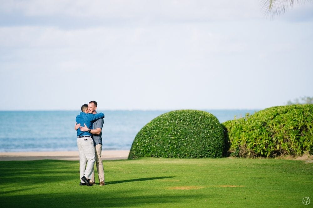 Gay Marriage Proposal at St Regis Bahia Beach Resort by Puerto Rico Wedding Photographer Camille Fontanez