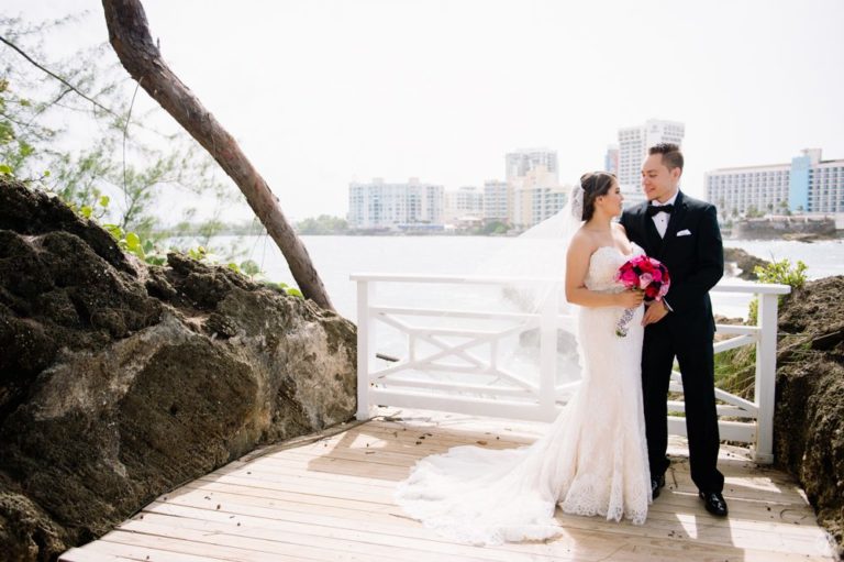 Getting ready and newlywed wedding photos in Condado Plaza by Hilton by San Juan photographer Camille Fontanez