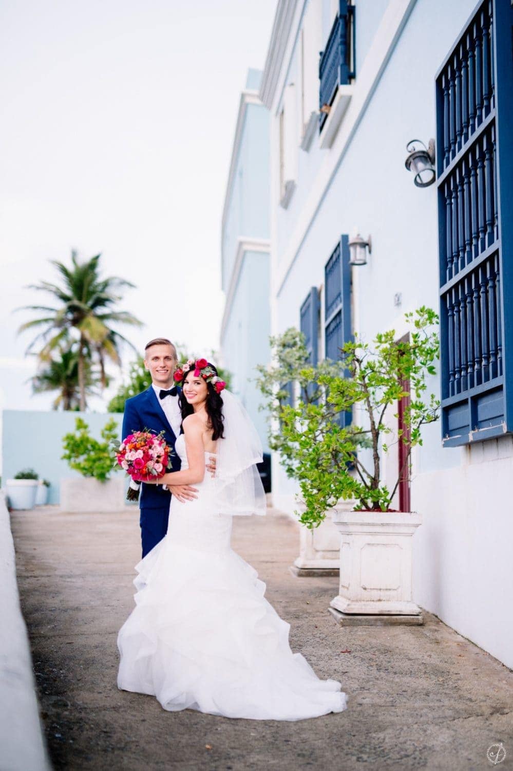 Old San Juan Puerto Rico destination wedding photography by Camille Fontanez