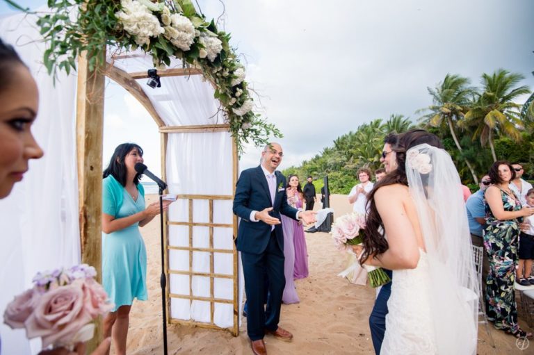 Puerto Rico beach destination wedding photography at Wyndham Rio Mar by Camille Fontanez