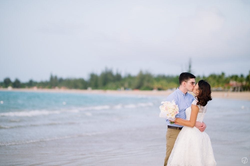 Puerto Rico wedding photography at Isla Verde