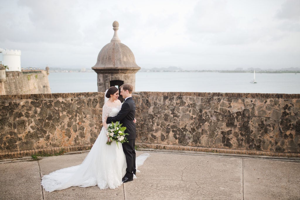 destination wedding photography at Hotel El Convento in Old San Juan by Puerto Rico photographer Camille Fontanez
