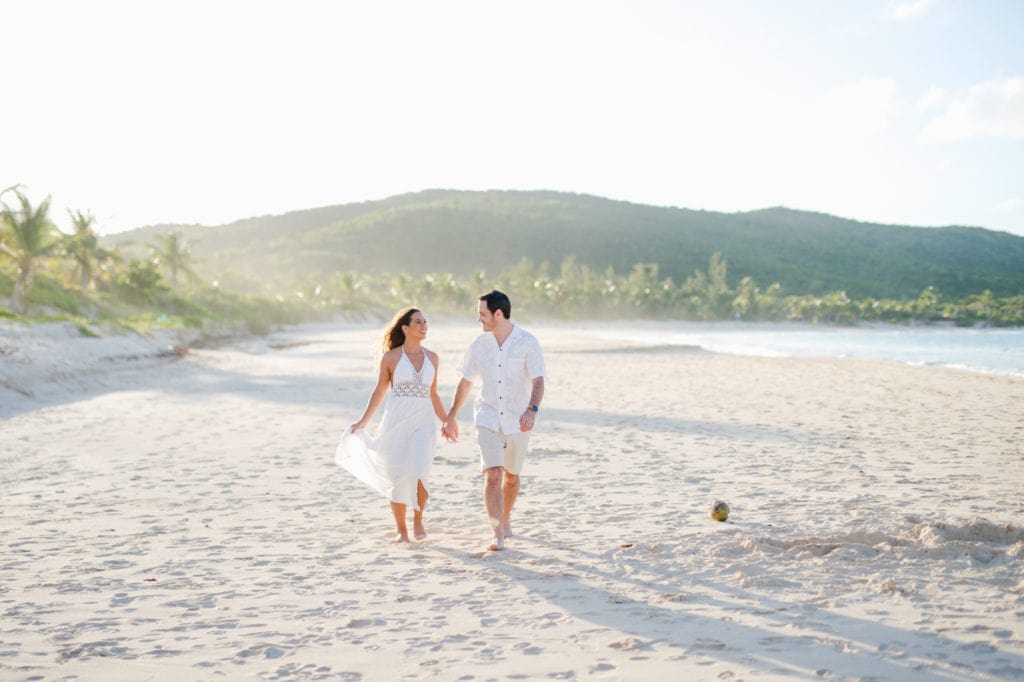 honeymoon photos in flamenco beach, Culebra by Puerto Rico wedding photographer Camille Fontanez