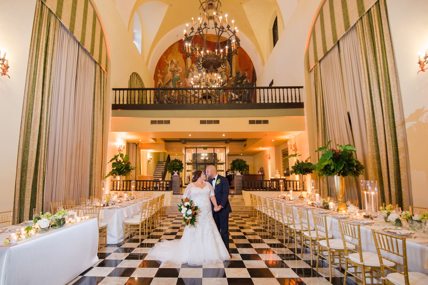 beautiful destination wedding photos in Hotel El Convento at Viejo San Juan by Puerto Rico wedding photographer Camille Fontanez