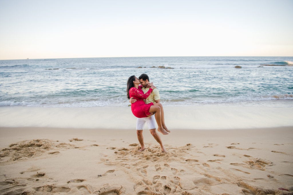 surprise marriage proposal at Old San Juan beach in Puerto Rico