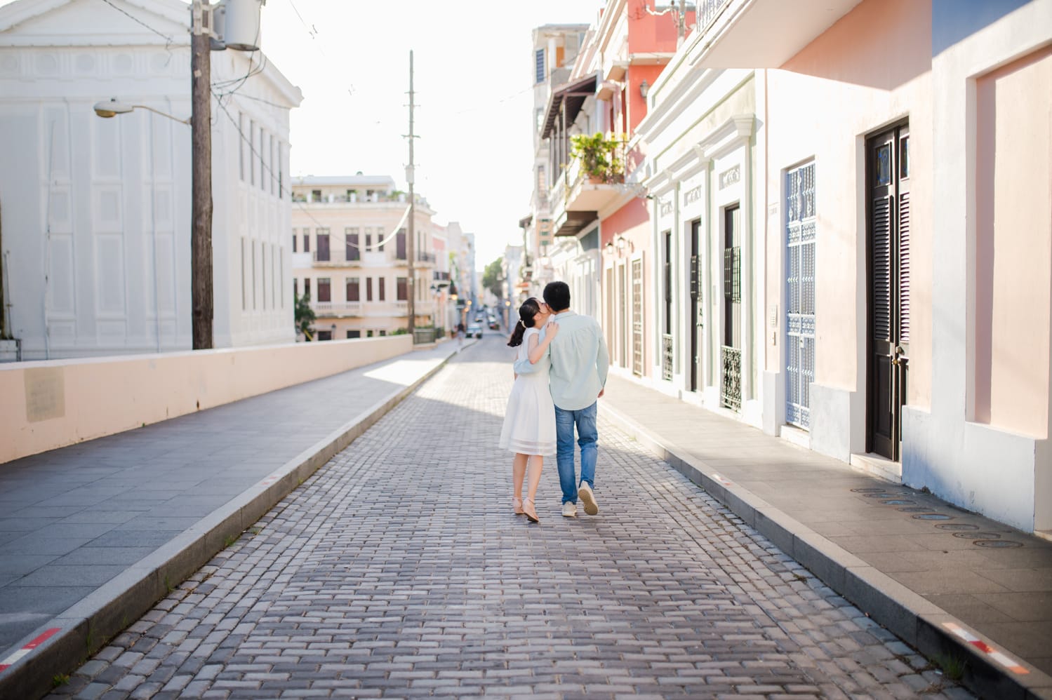 chinese pre-wedding photography in Old San Juan Puerto Rico by photographer Camille Fontanez