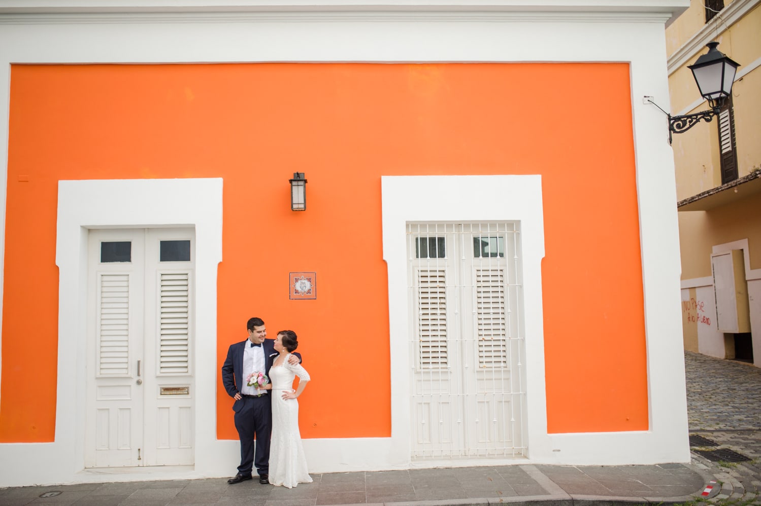 sunset wedding photography at Old San Juan by Camille Fontanez