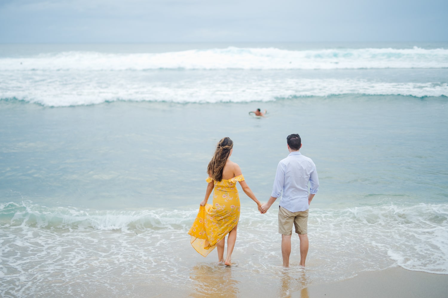 wedding photographer Camille Fontz captures a beach engagement portrait session in Aguadilla, Puerto Rico