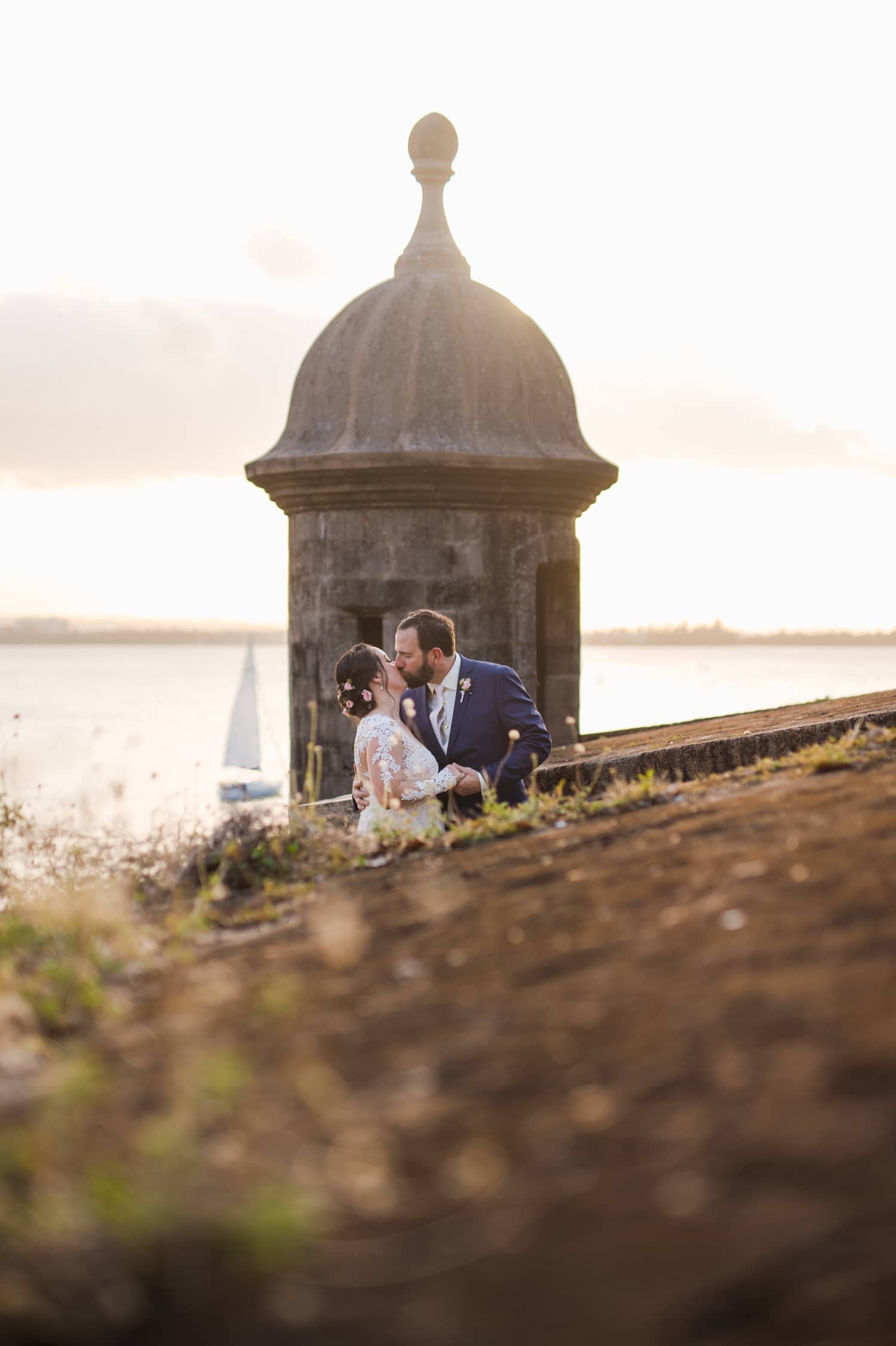 destination wedding photography by Puerto Rico photographer Camille Fontanez at Hotel El Convento in Old San Juan