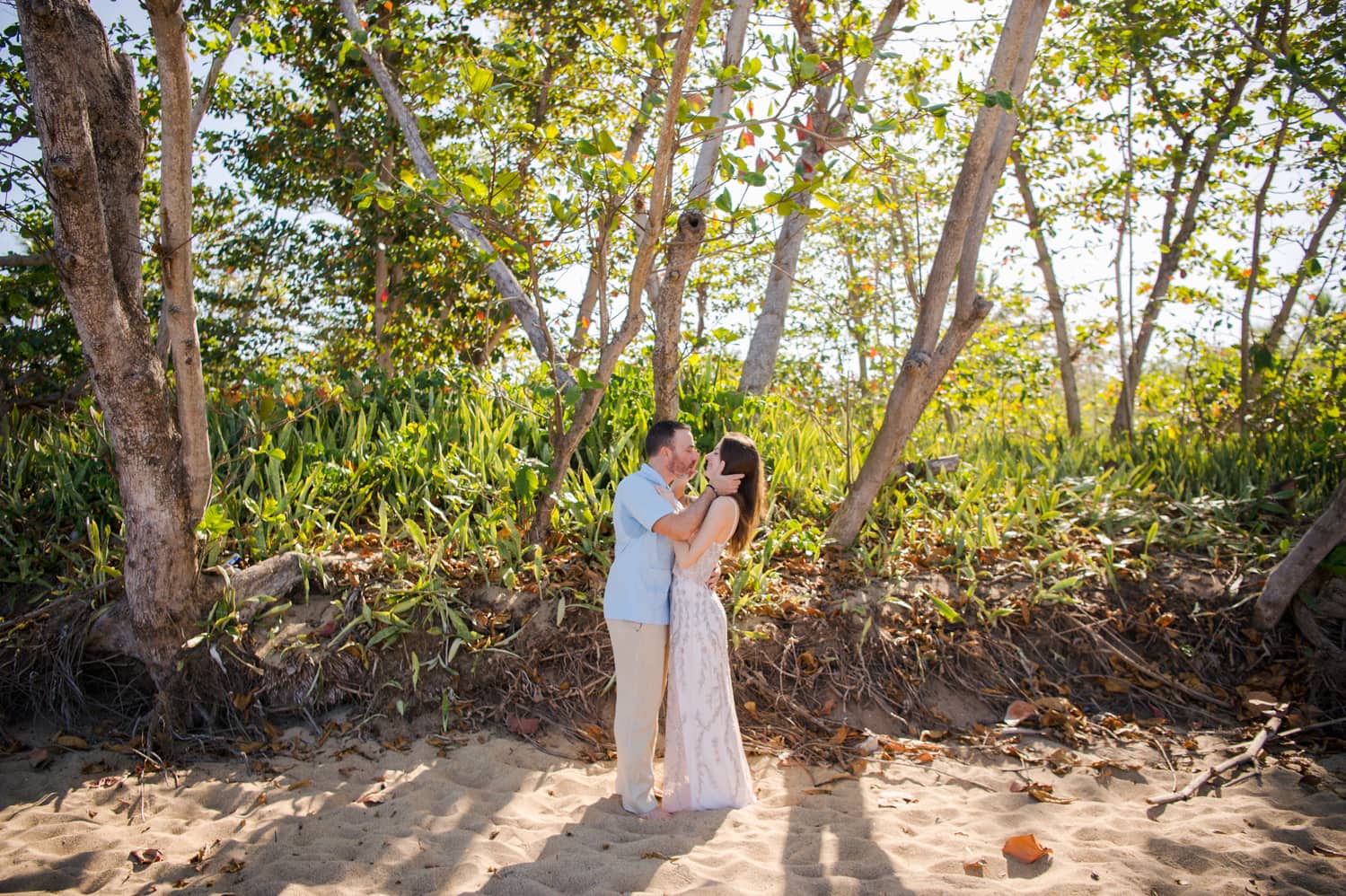 Elopement photos in Domes Beach, Rincon by Puerto Rico wedding photographer Camille Fontanez