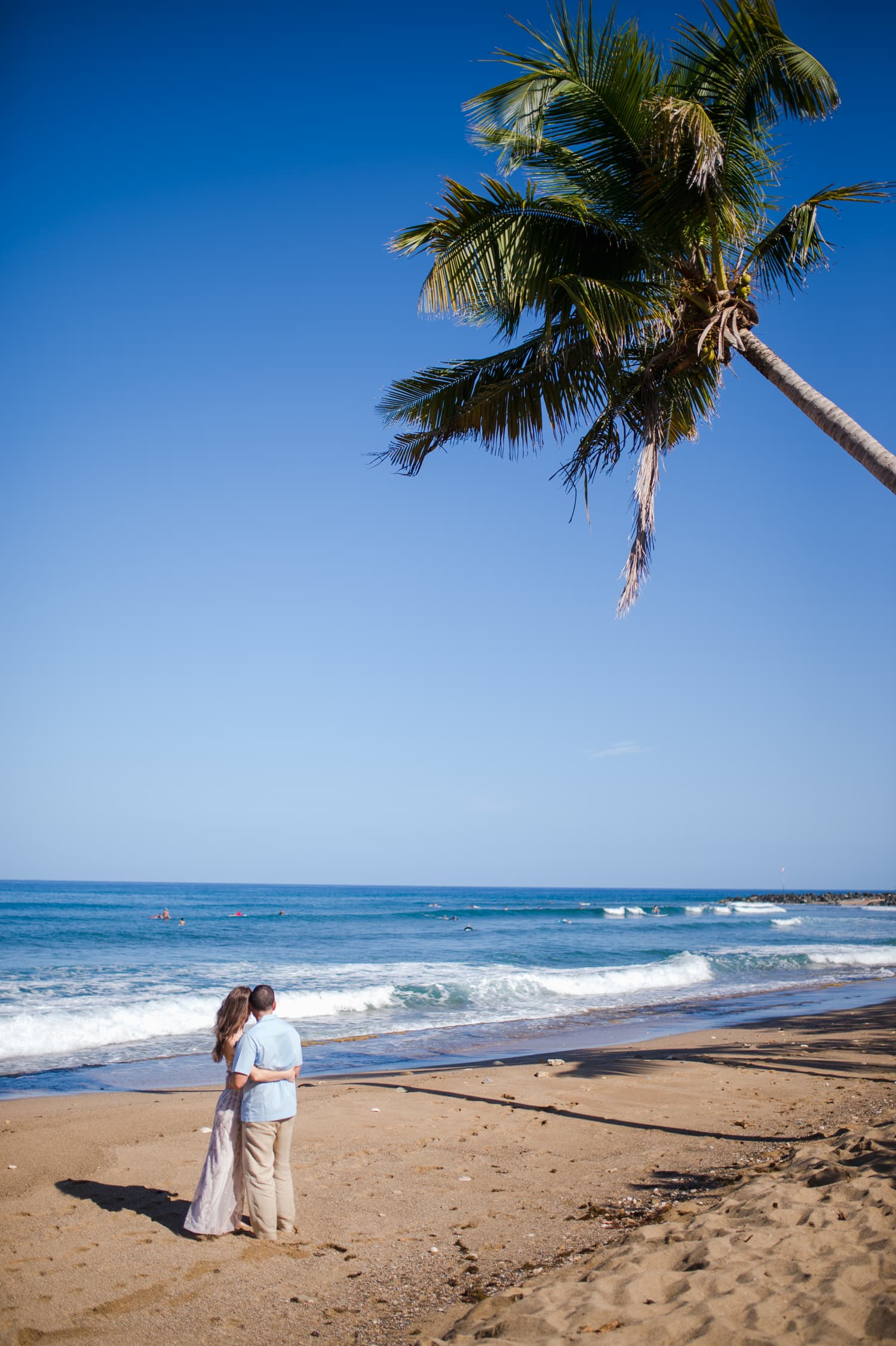 Elopement photos in Domes Beach, Rincon by Puerto Rico wedding photographer Camille Fontanez
