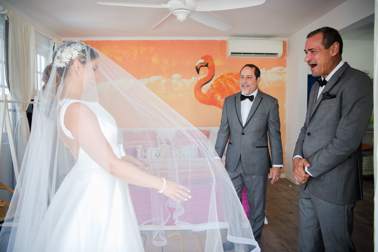 wedding photographer Camille Fontanez captures the bride and groom preparation, getting ready for their wedding day in the beautiful rooms of Casa Los Cummings in Condado Puerto Rico