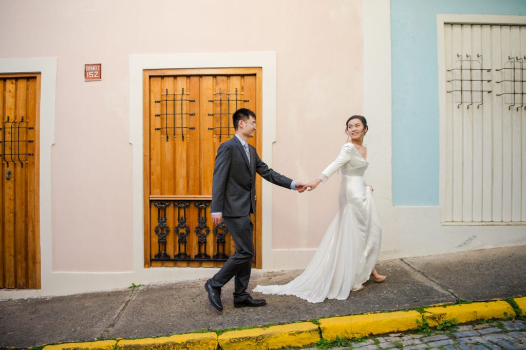 Pre Wedding Photography in Old San Juan by Puerto Rico destination wedding photographer Camille Fontanez
