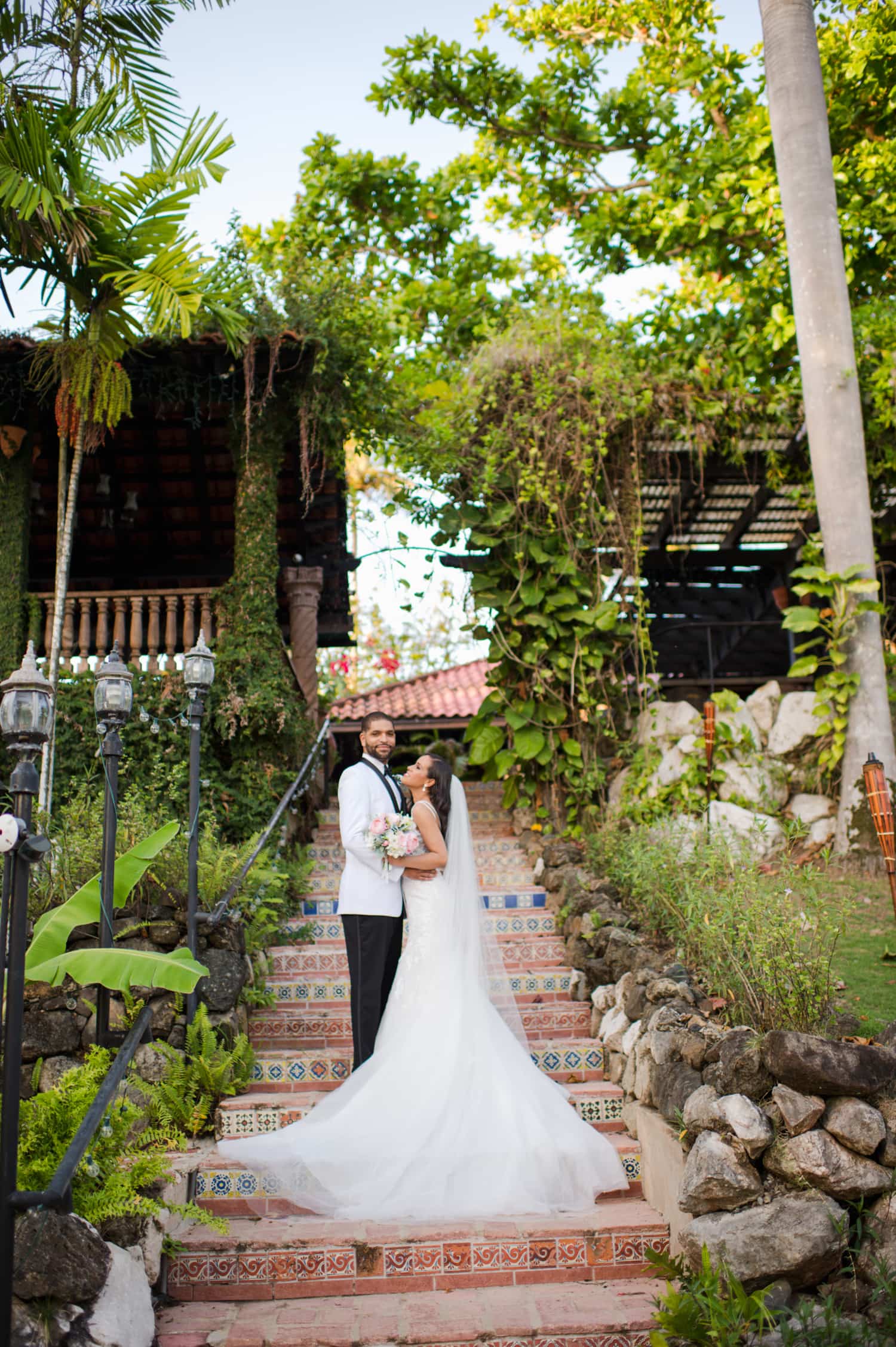 Caribbean rainforest elopement photos at Hacienda Siesta Alegre by Puerto Rico photographer Camille Fontanez