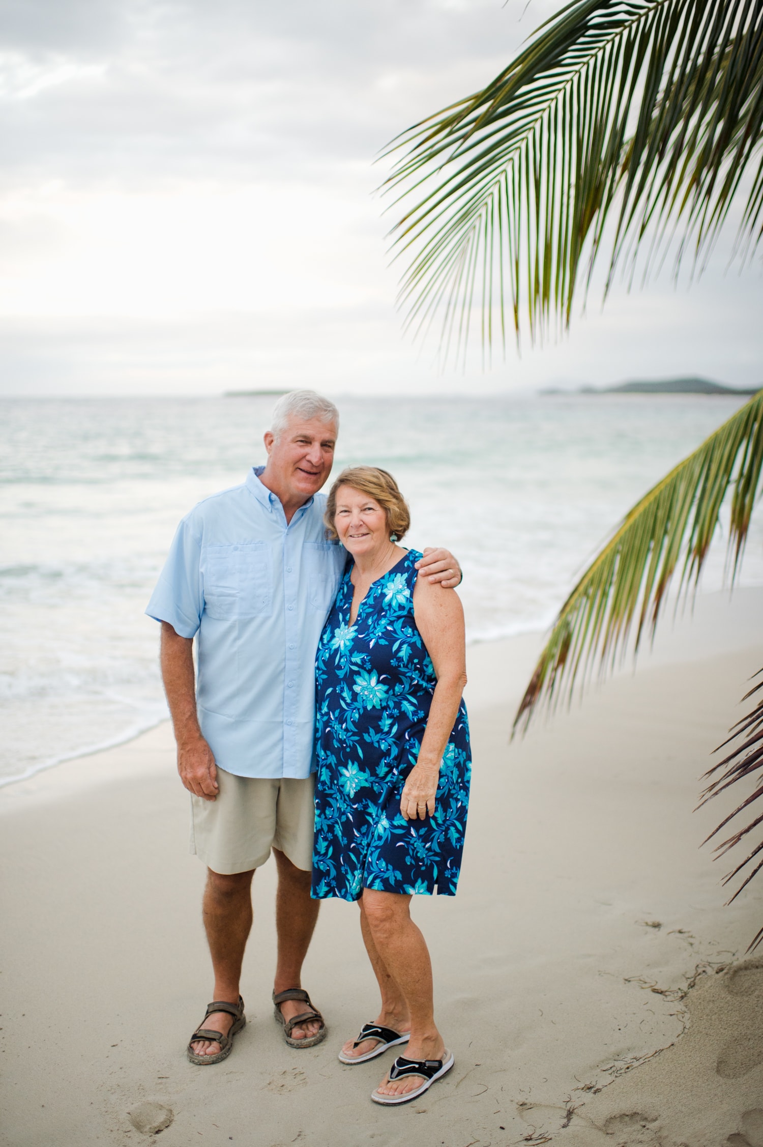 family session turned surprise engagement photos in Culebra Puerto Rico by wedding photographer Camille Fontanez
