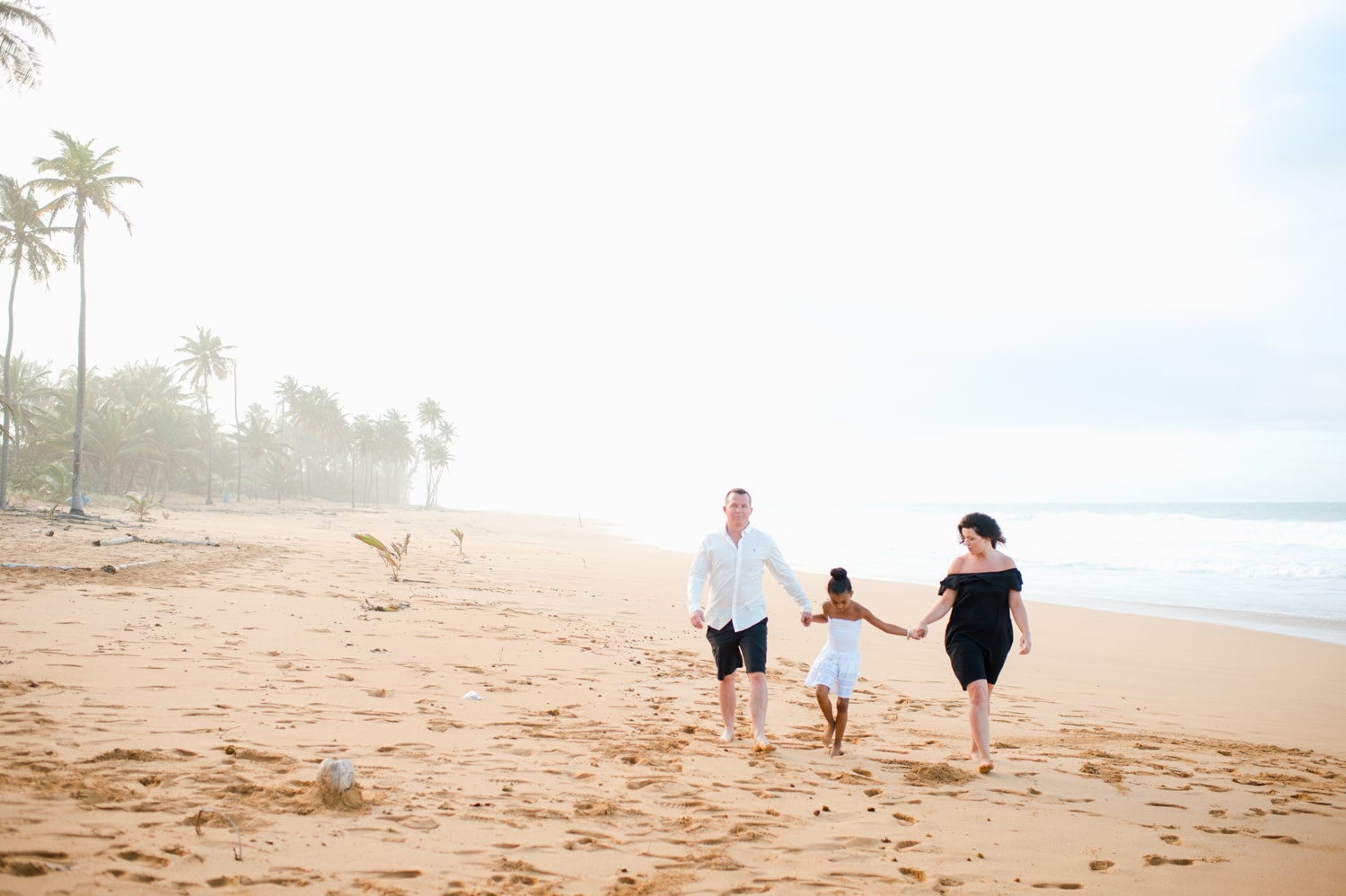 Family vacation beach photos in Loiza, Puerto Rico