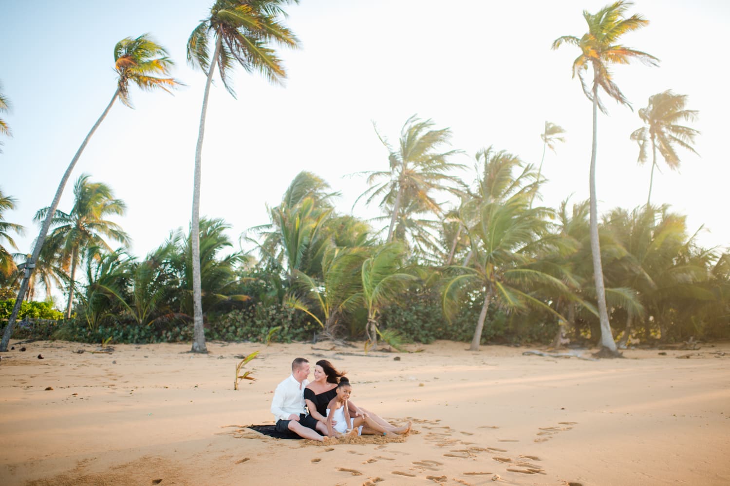 Family vacation beach photos in Loiza, Puerto Rico
