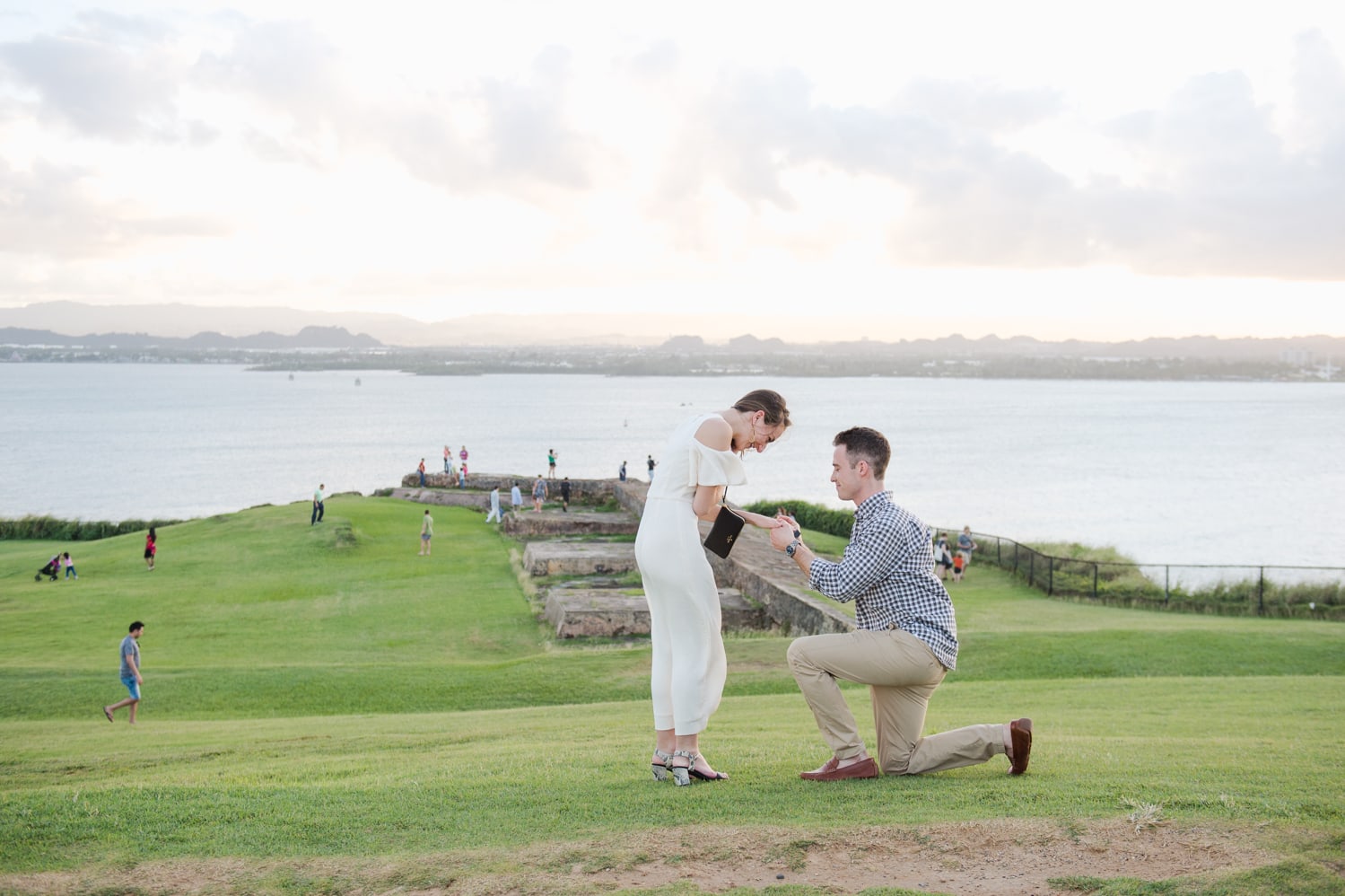 beautiful and simple marriage proposal in Old San Juan Puerto Rico by Camille Fontanez