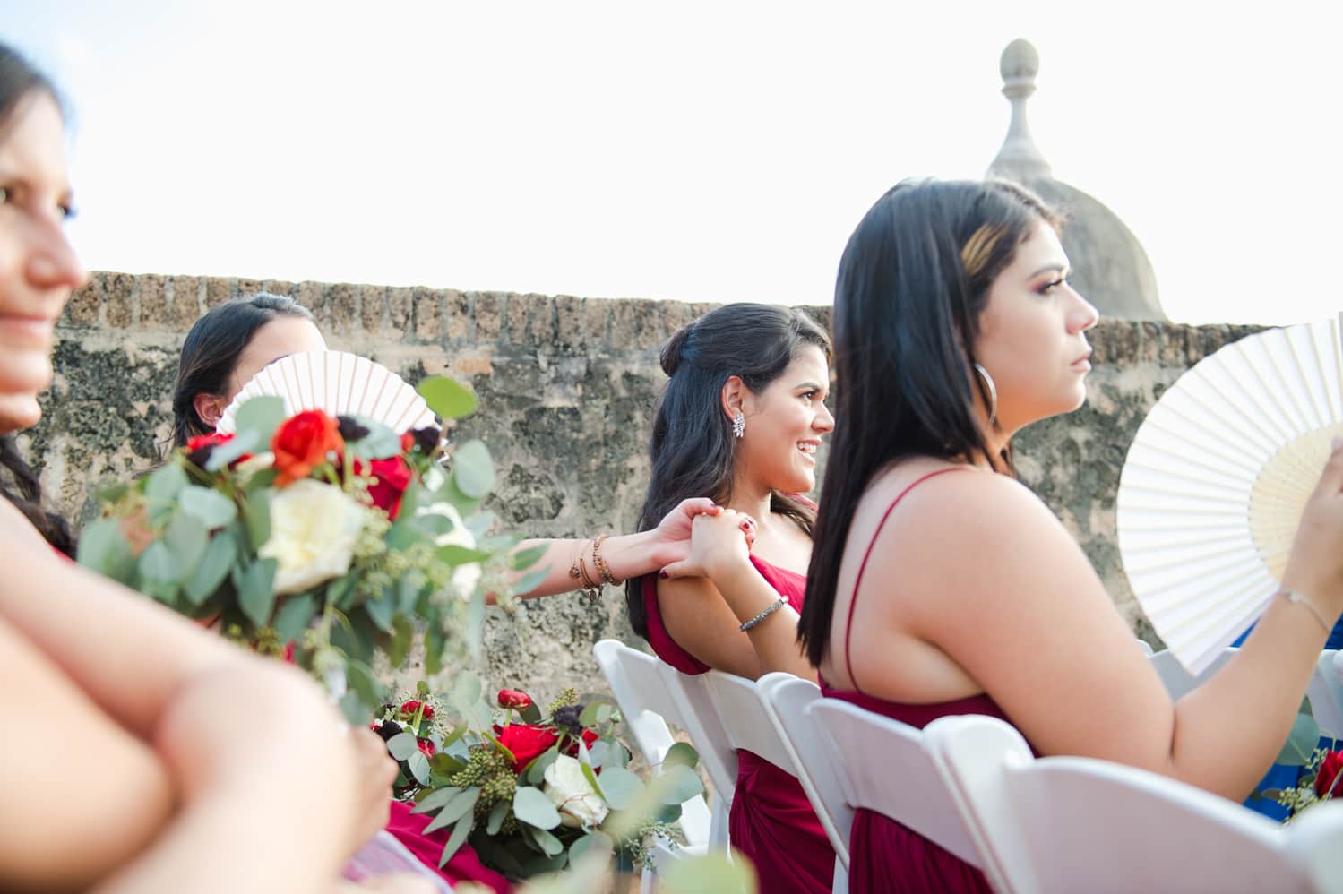 La Rogativa destination wedding ceremony at Old San Juan by photographer Camille Fontanez
