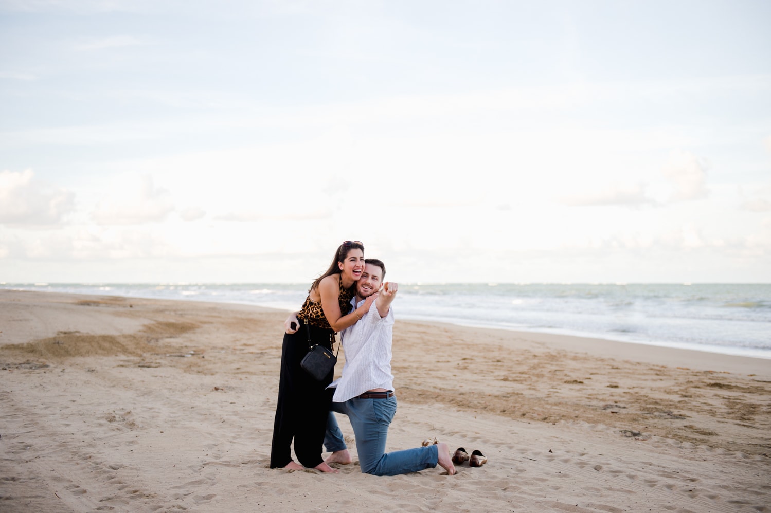 surprise proposal photography in st regis bahia Puerto Rico wedding photographer Camille Fontanez