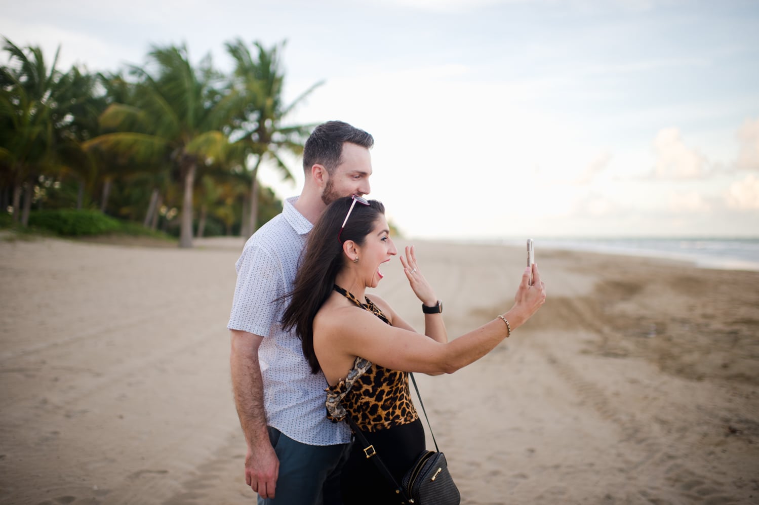 surprise proposal photography in st regis bahia Puerto Rico wedding photographer Camille Fontanez