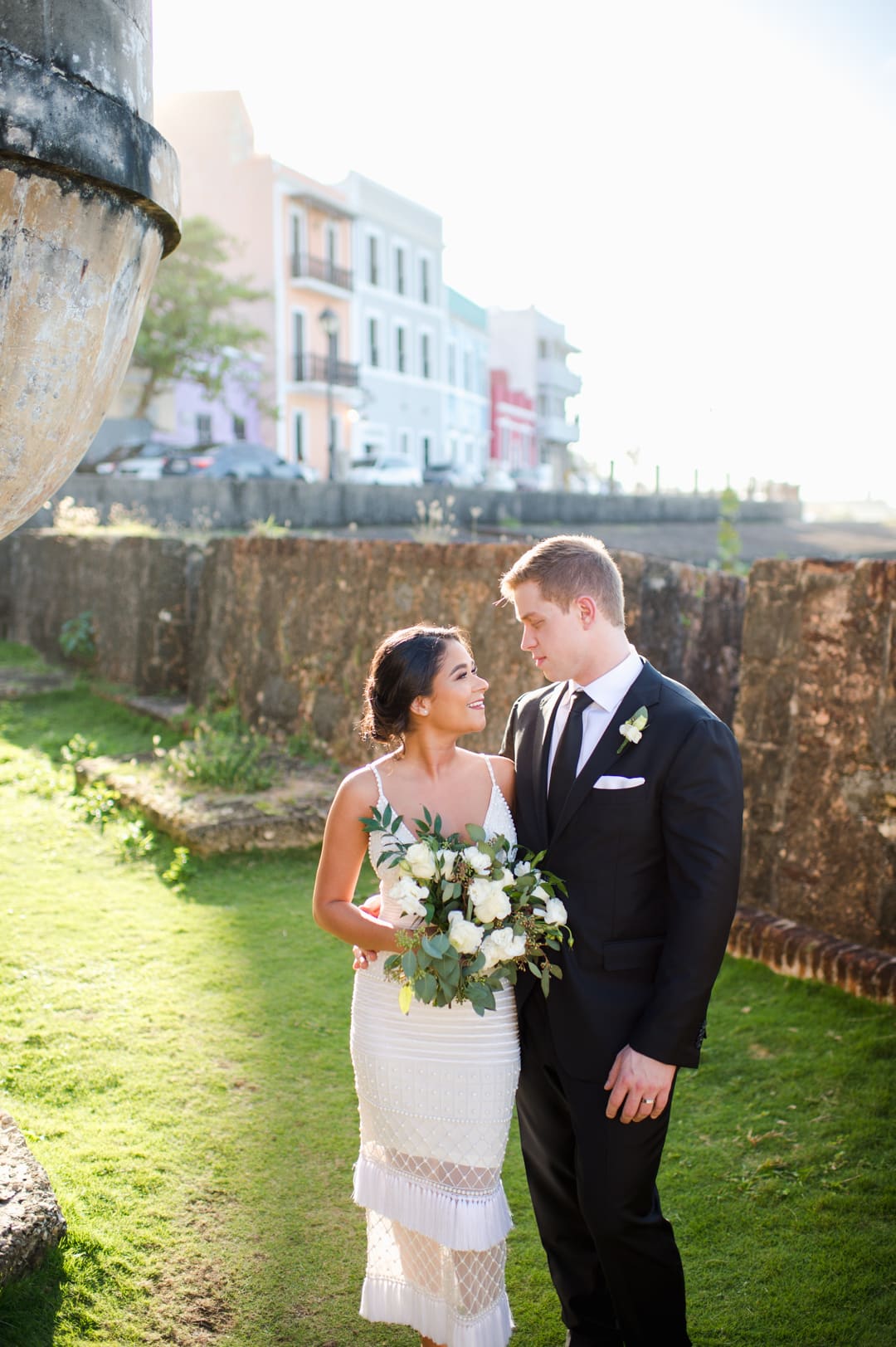 elopement photography in Old San Juan by Puerto Rico wedding photographer Camille Fontz