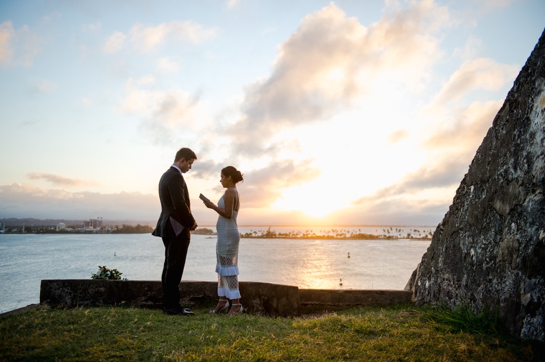 elopement photography in Old San Juan by Puerto Rico wedding photographer Camille Fontz
