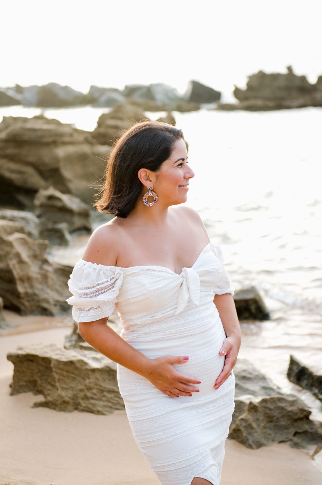 family, maternity and gender reveal vacation photography at the Residences at Dorado Beach, a Ritz-Carlton Reserve