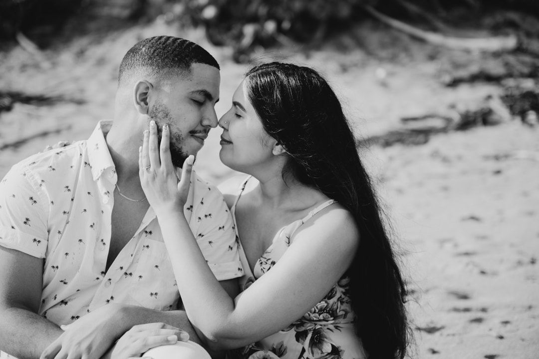 sunrise proposal photos in aguadilla puerto rico by wedding photographer Camille Fontanez