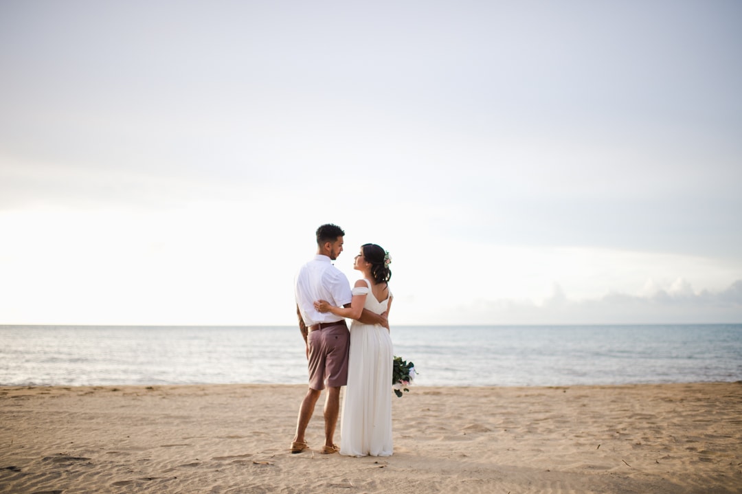 Airbnb beach destination wedding in Aguada, Puerto Rico