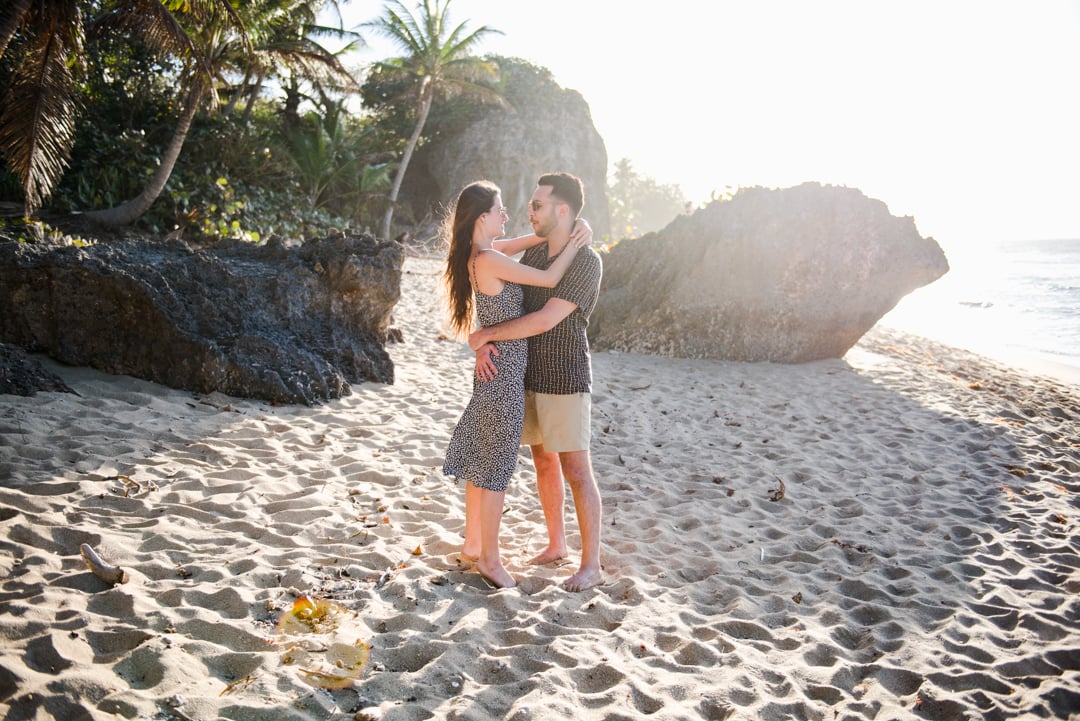 survival beach hike photos photoshoot engagement session