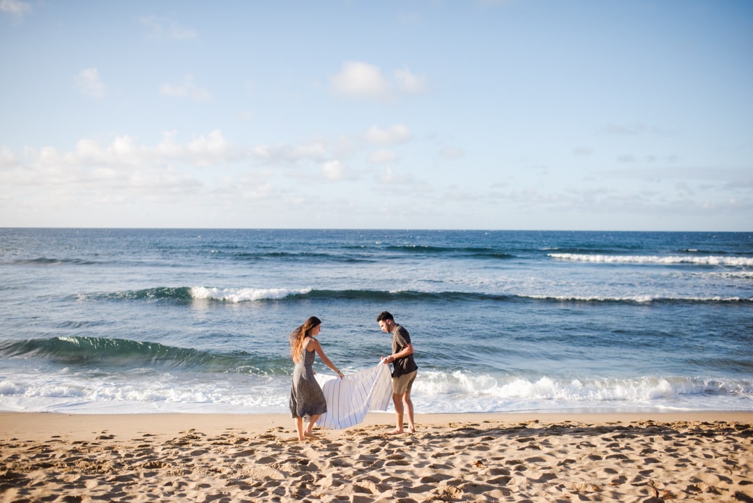 Romantic ways to propose in puerto rico aguadilla beach sunset