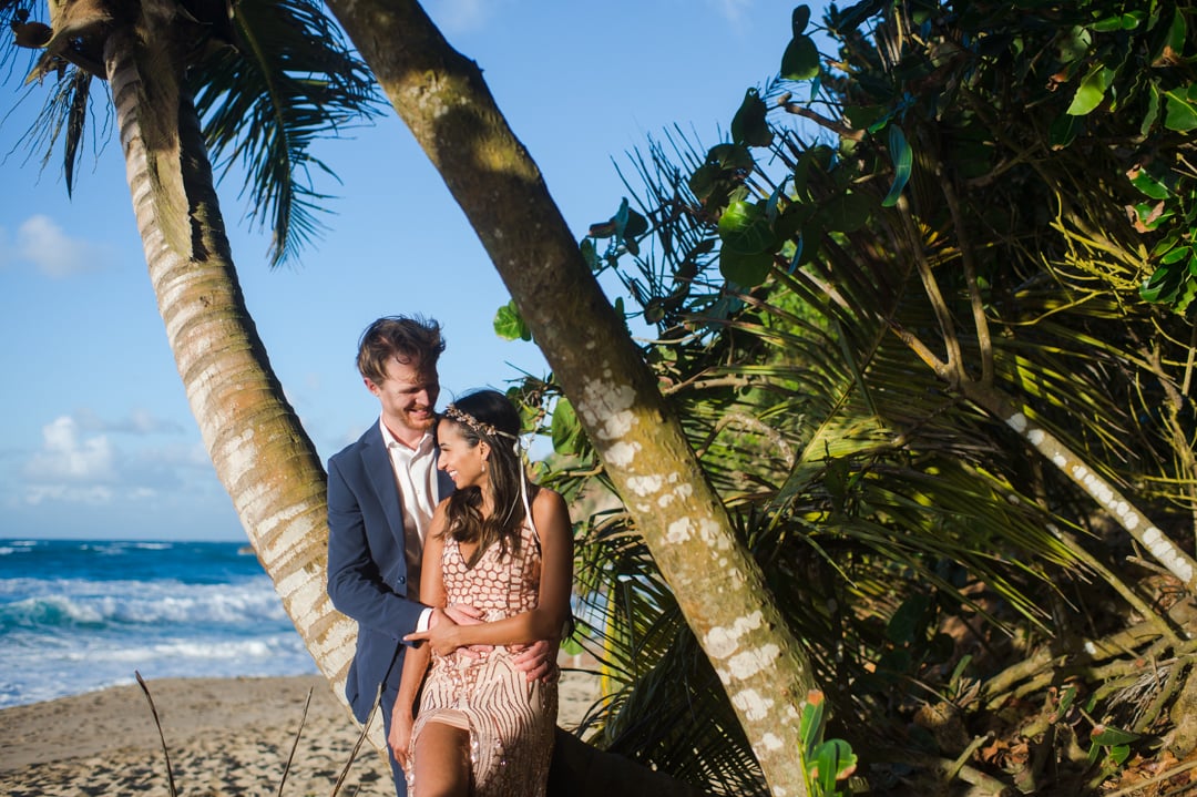elopement photography in borinquen beach aguadilla puerto rico by wedding photographer camille fontanez