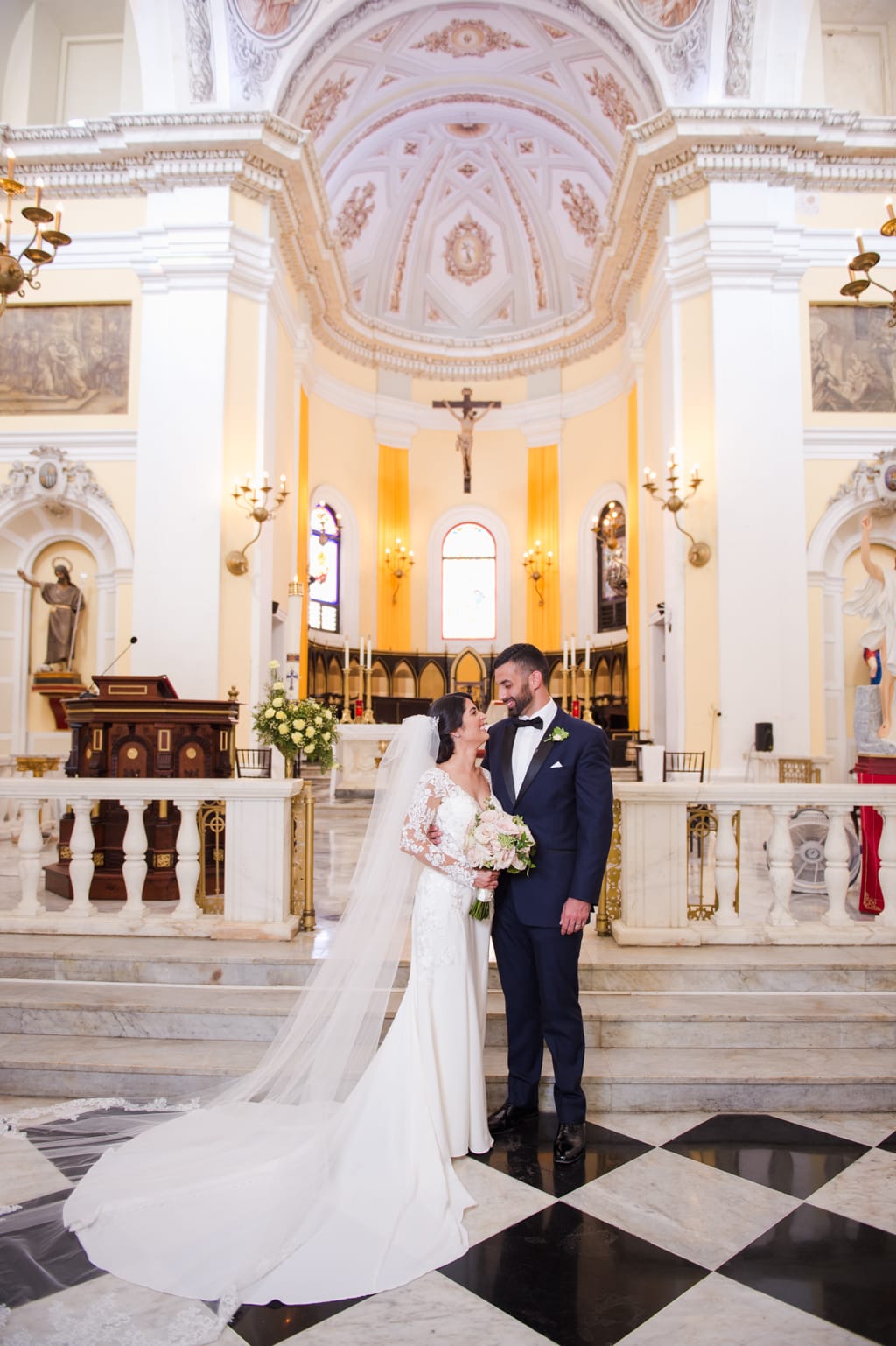 fotos de boda en catedral san juan bautista puerto rico