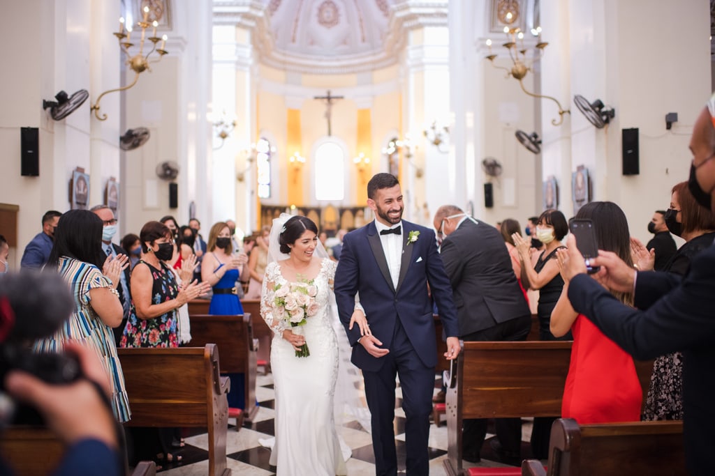 fotos de boda en catedral san juan bautista puerto rico