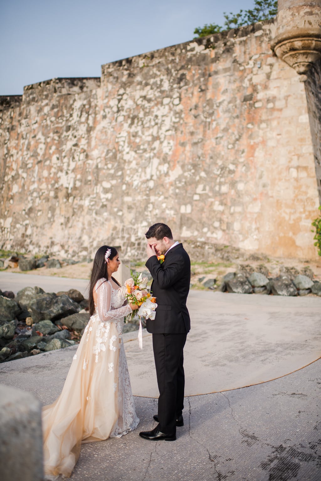 fotos de boda intima en viejo san juan, puerto rico